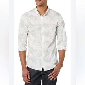 NEW Armani Exchange A/X Popeline Shirt Men’s M Slim Fit Long Sleeve